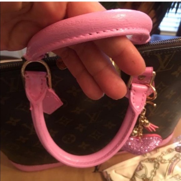 Louis Vuitton vintage Alma Satchel Pink - Picture 2 of 8
